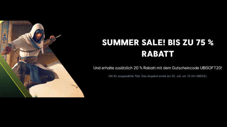 DEALS: Bis zu 75 % Rabatt! Großer Summer Sale im Ubisoft Store