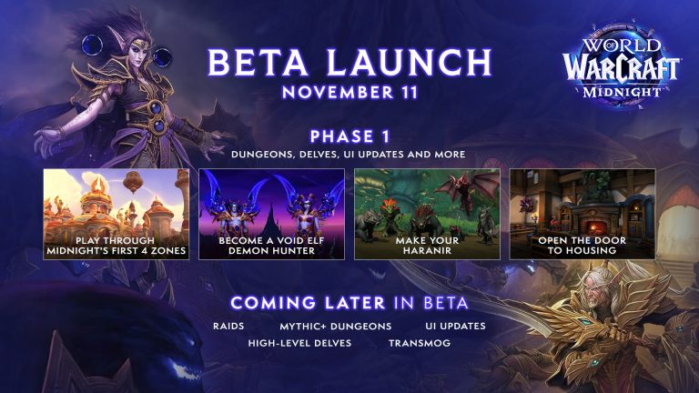 World of Warcraft: Nur noch wenige Tage! Die Beta von Midnight kommt bald