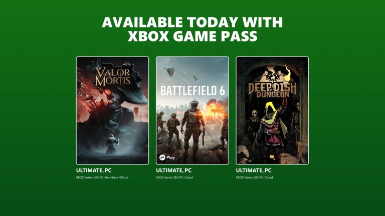 Xbox Game Pass: Battlefield 6, Valor Mortis und Deep Dish Dungeon starten heute